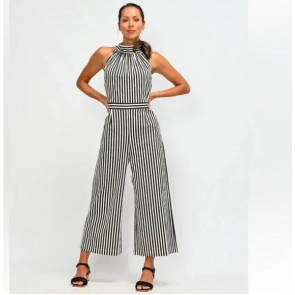 Wyatt Wylde Stella Jumpsuit in Stripe Size XL NWT - Picture 10 of 12